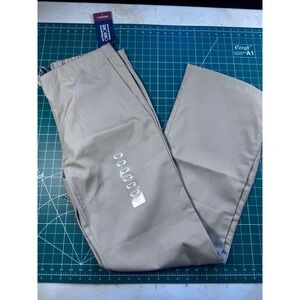 Cherokee Workwear Originals Scrub Pants Khaki Tan Petite XXS NWT Cargo Pull On